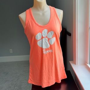 Neon orange Clemson tank